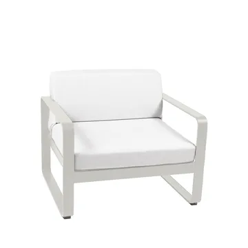 Bellevie lenestol - Clay grey, off-white pute - Fermob