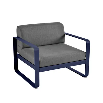 Bellevie lenestol - Deep blue, graphite grey pute - Fermob