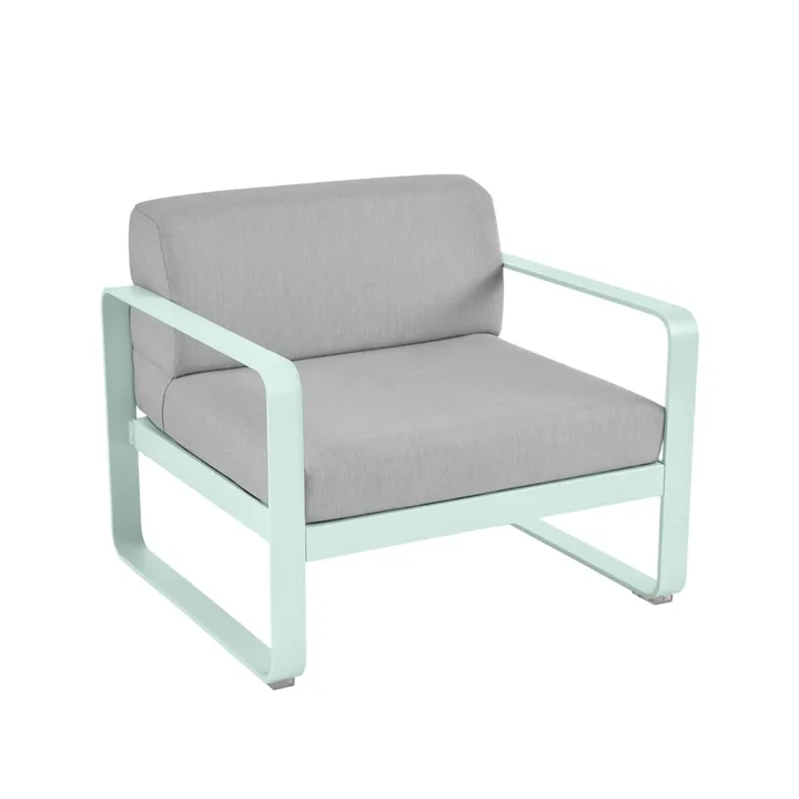 Bellevie lenestol - Ice mint, flannel grey pute - Fermob