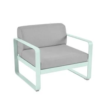 Bellevie lenestol - Ice mint (grønn), flannel grey pute - Fermob