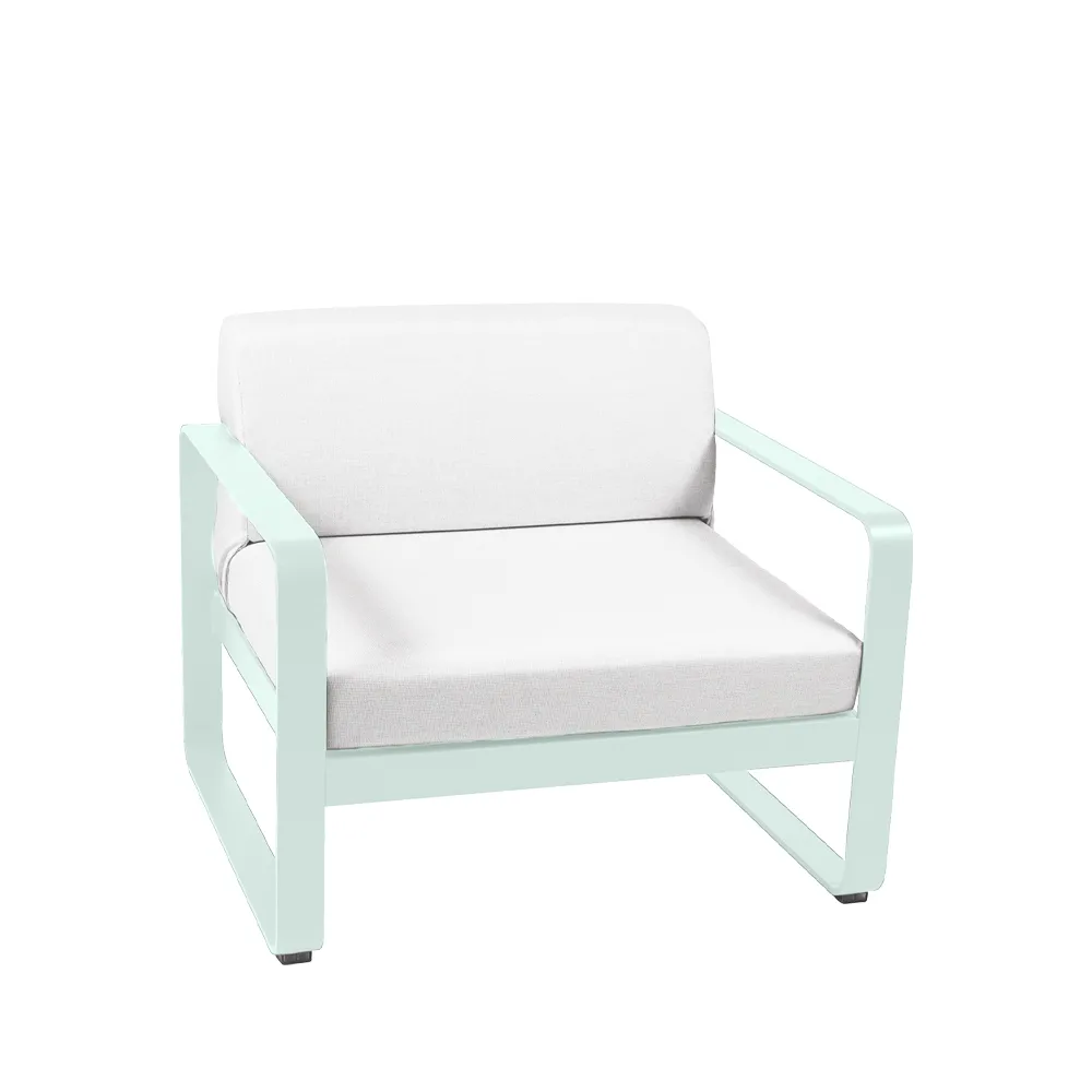 Bellevie lenestol, Ice mint, off-white pute Fermob