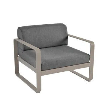 Bellevie lenestol - Nutmeg (beige), graphite grey pute - Fermob