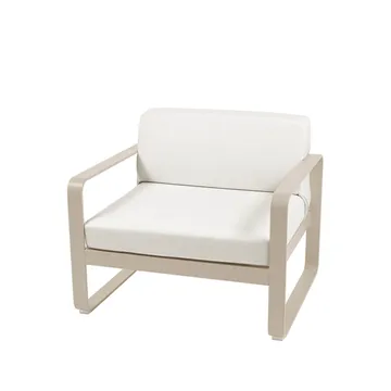 Bellevie lenestol - Nutmeg (beige), off-white pute - Fermob