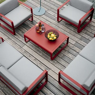 Bellevie lenestol - Red ochre, flannel grey pute - Fermob