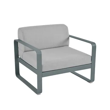 Bellevie lenestol - Storm grey, flannel grey pute - Fermob