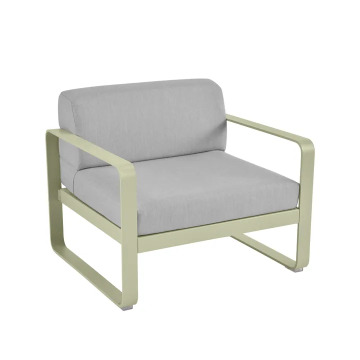 Bellevie lenestol - Willow green, flannel grey pute - Fermob