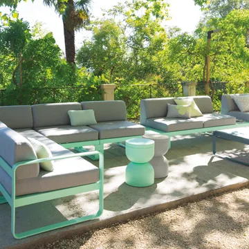 Bellevie Right modulsofa - Cactus, graphite grey pute, 1-seter - Fermob