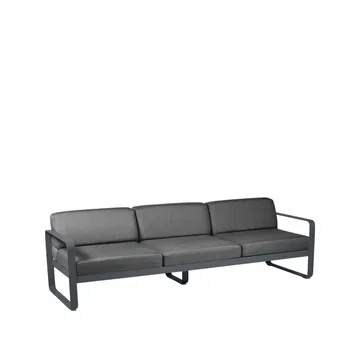 Bellevie sofa - 3-seters Anthracite, graphite grey pute - Fermob