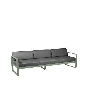 Bellevie sofa - 3-seters Cactus, graphite grey pute - Fermob