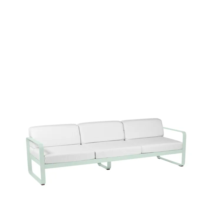 Bellevie sofa - 3-seters Ice mint-off-white pute - Fermob