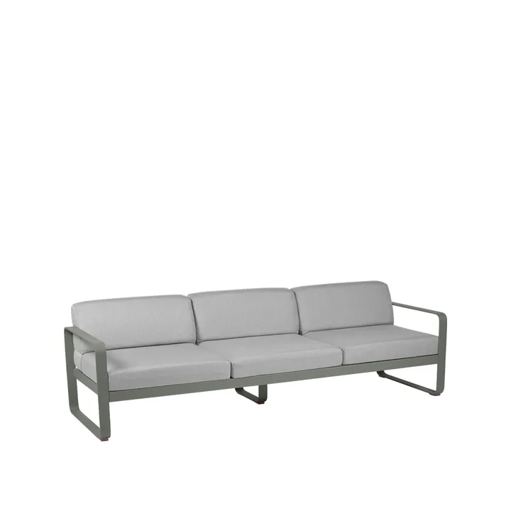 Bellevie sofa - 3-seters Rosemary, flannel grey pute - Fermob