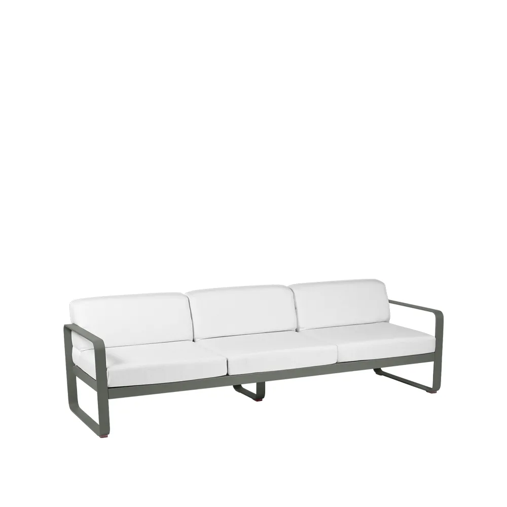 Bellevie sofa, 3-seters Rosemary-off-white pute Fermob