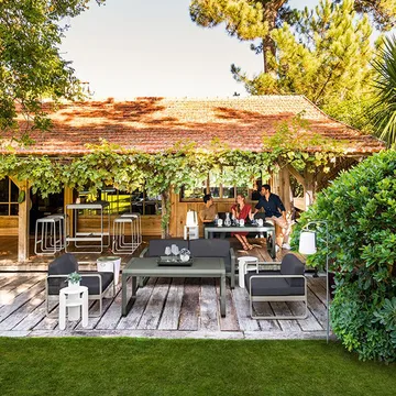 Bellevie sofabord, høyt - Cedar green - Fermob