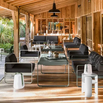 Bellevie sofabord, høyt - Chili - Fermob