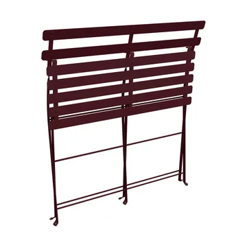 Bistro 2-seters benk med ryggstøtte - Black Cherry - Fermob