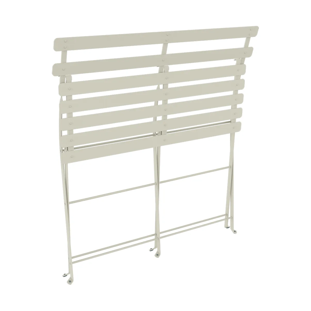 Bistro 2-seters benk med ryggstøtte, Clay grey Fermob