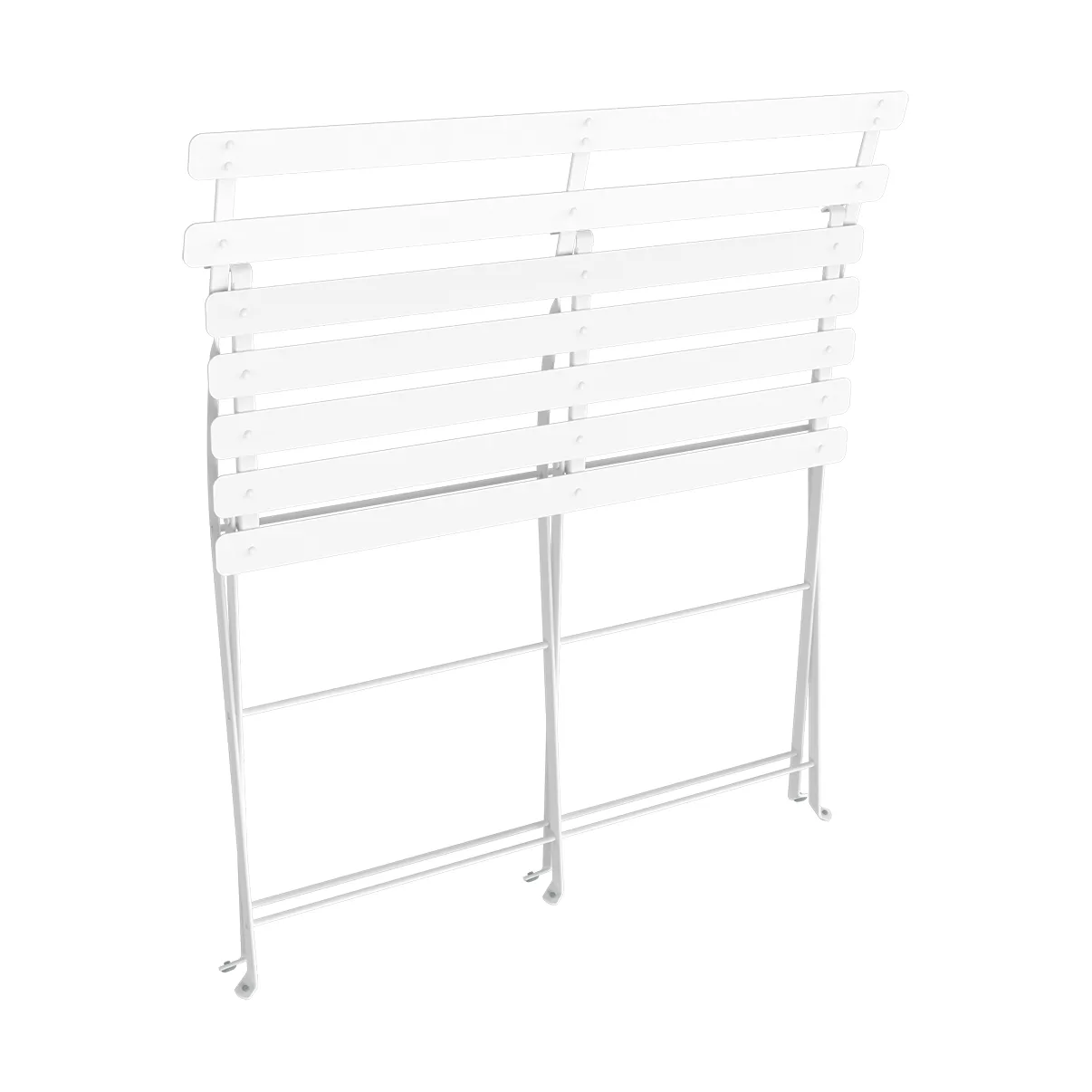 Bistro 2-seters benk med ryggstøtte, Cotton white (hvit) Fermob