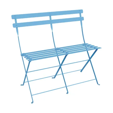 Bistro 2-seters benk med ryggstøtte - Maya Blue - Fermob