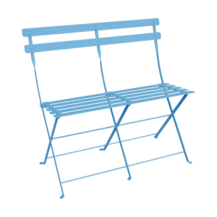 Bistro 2-seters benk med ryggstøtte - Maya Blue - Fermob