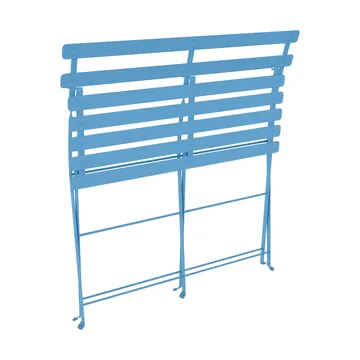 Bistro 2-seters benk med ryggstøtte - Maya Blue - Fermob