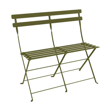 Bistro 2-seters benk med ryggstøtte - Pesto - Fermob