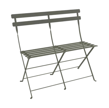 Bistro 2-seters benk med ryggstøtte - Rosemary - Fermob