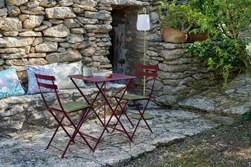 Bistro bord 57x57 cm - Black cherry (vinrød) - Fermob