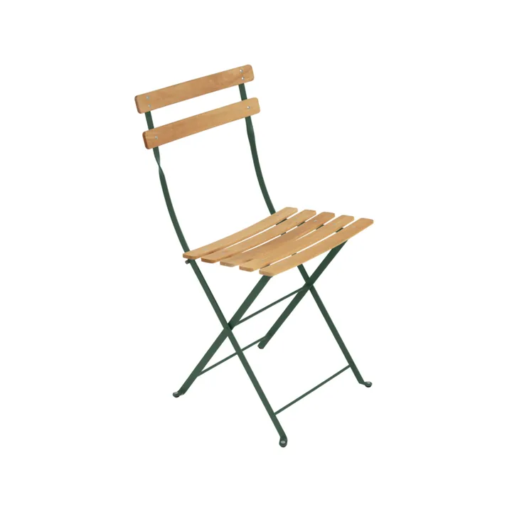Bistro Natural stol - Cedar green (grønn), oljet bøk - Fermob