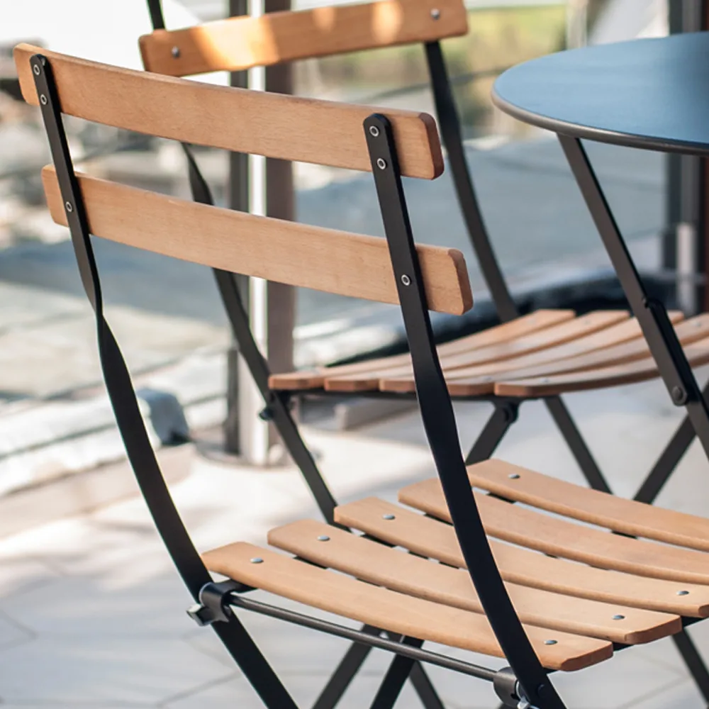 Bistro Natural stol, Cedar green, oljet bøk Fermob