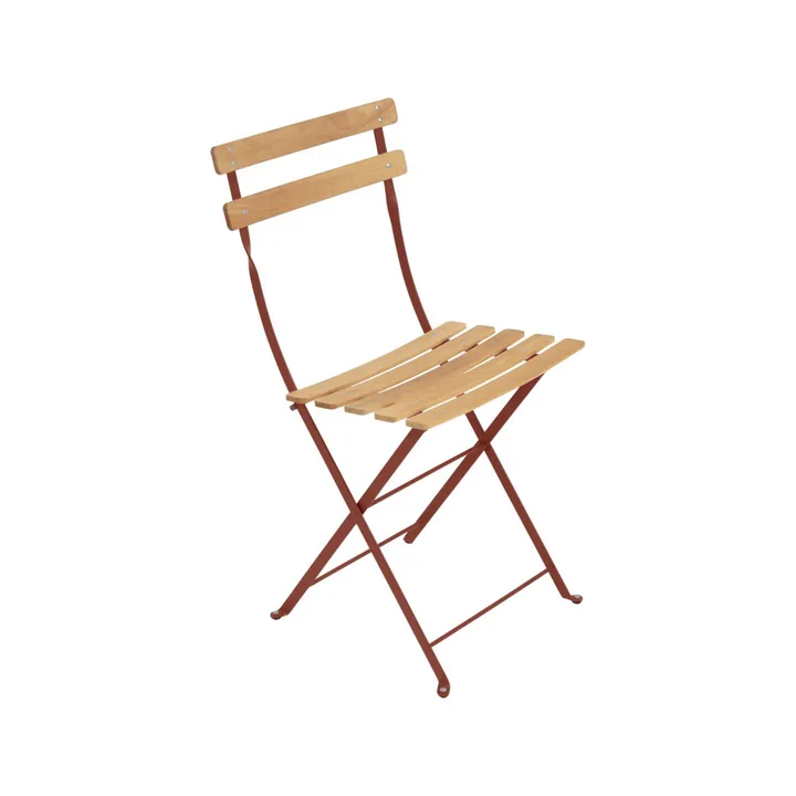 Bistro Natural stol - Red ochre (rød), oljet bøk - Fermob