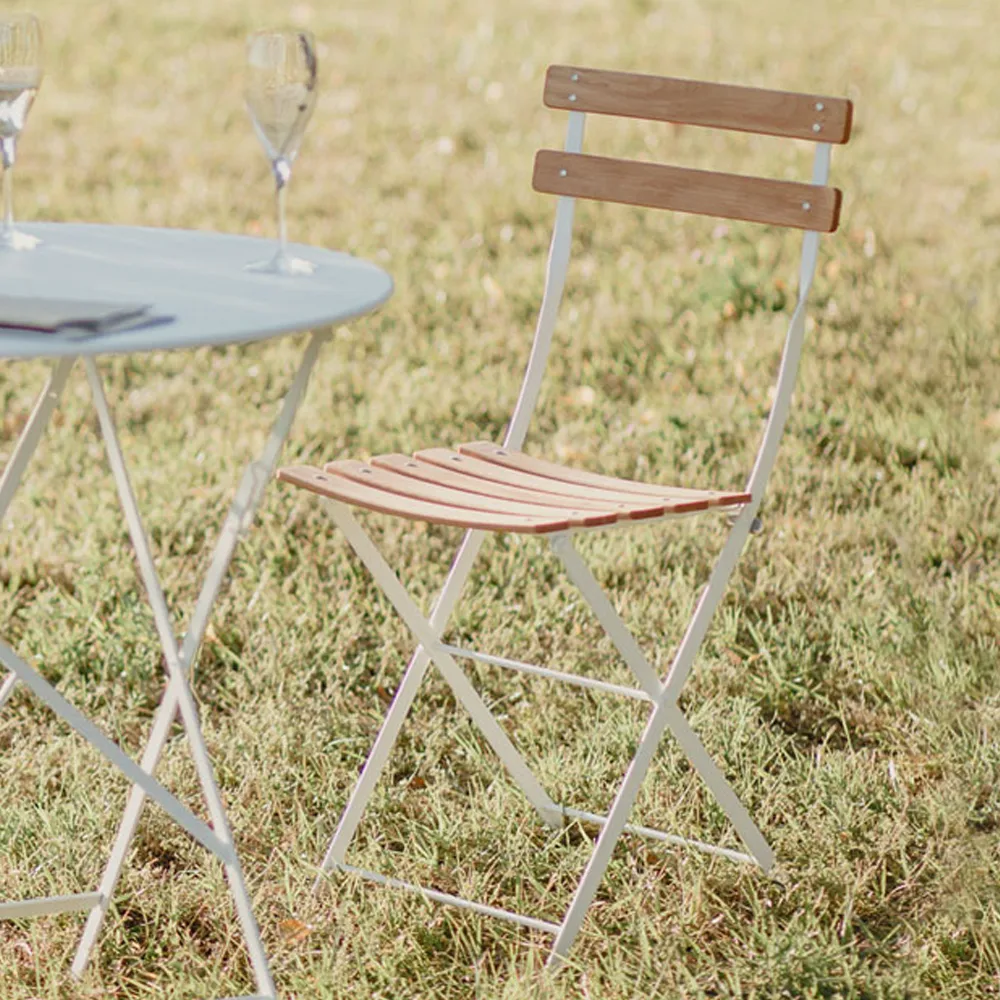 Bistro Natural stol, Willow green, oljet bøk Fermob