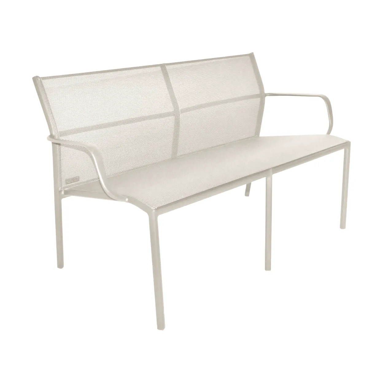 Cadiz benk 2-seter, Clay grey (grå) Fermob