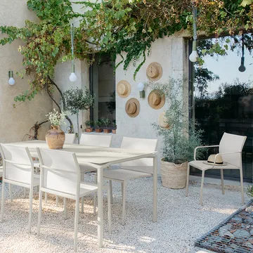 Cadiz stol med armlener - Clay grey - Fermob