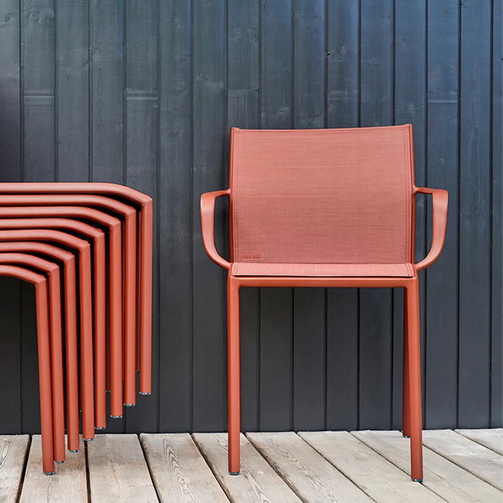 Cadiz stol med armlener, Clay grey Fermob