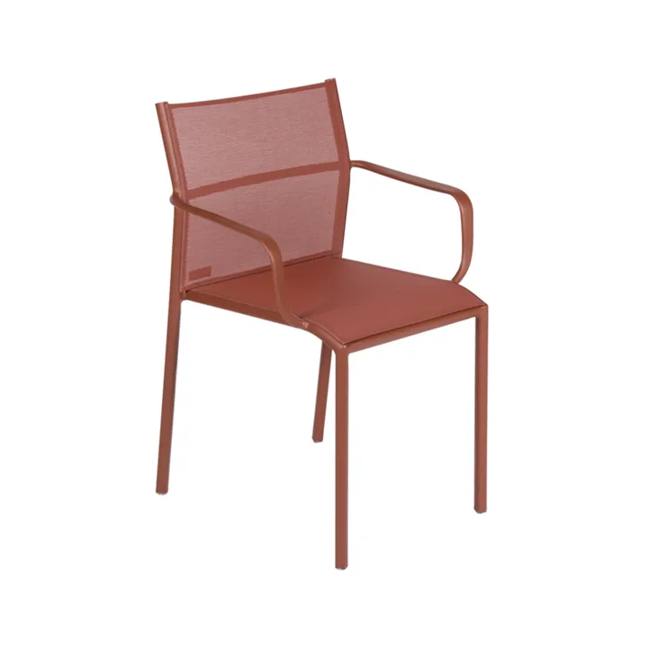 Cadiz stol med armlener - Red ochre - Fermob