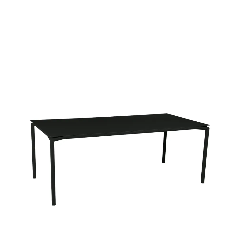 Calvi bord 195x95 cm, Liquorice (svart) Fermob