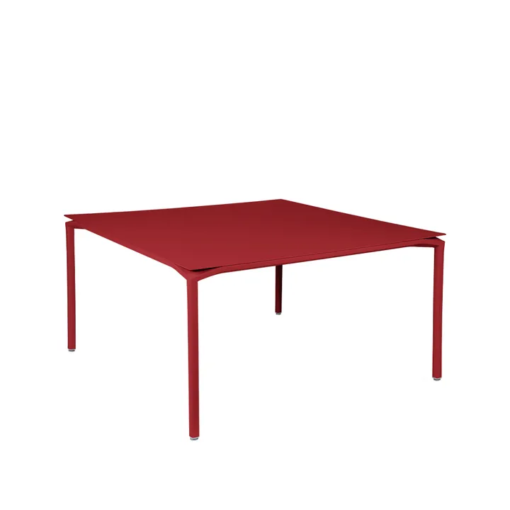 Calvi bord, kvadratisk 140x140 cm - Chili (rød) - Fermob