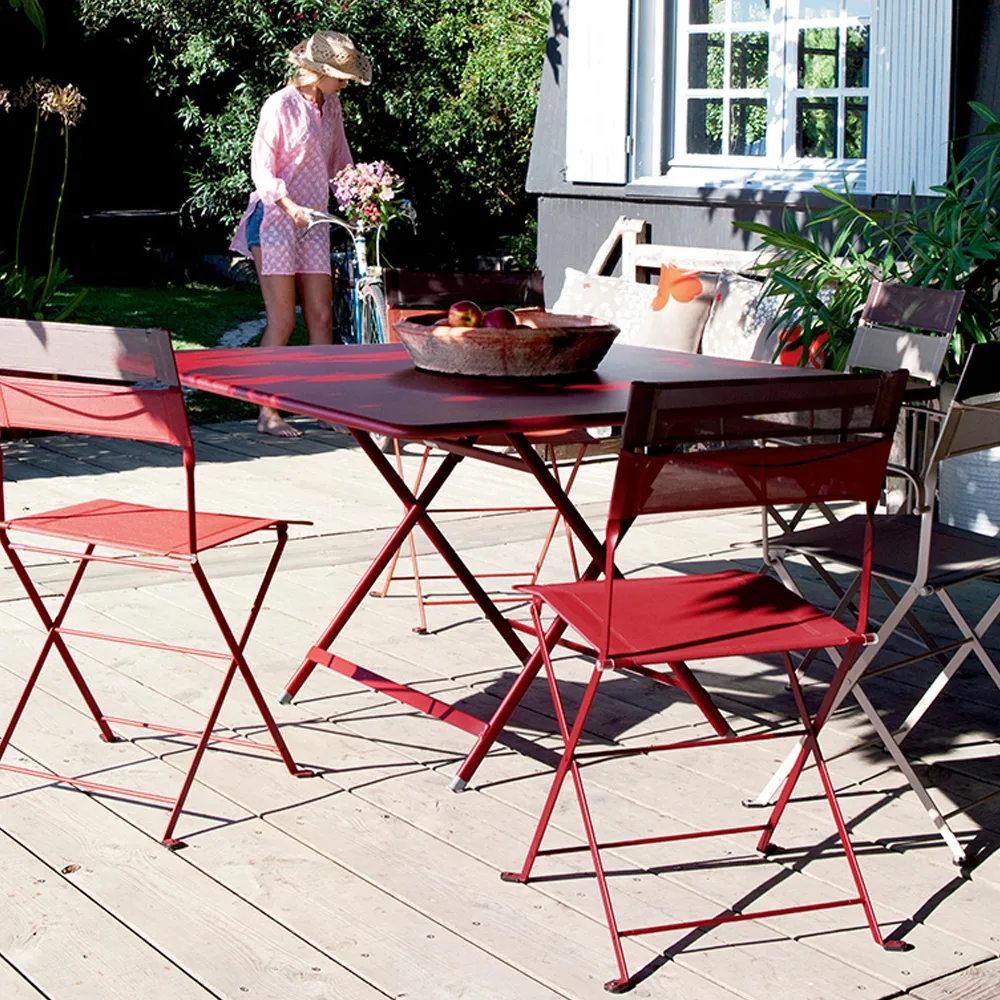 Caractere bord 128x128 cm, Black cherry Fermob