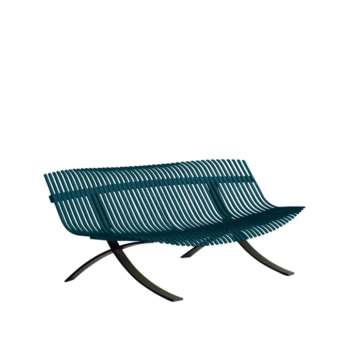 Charivari benk - Acapulco blue - Fermob