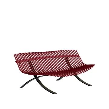 Charivari benk - Chili - Fermob