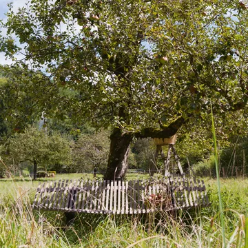 Charivari benk - Deep blue - Fermob