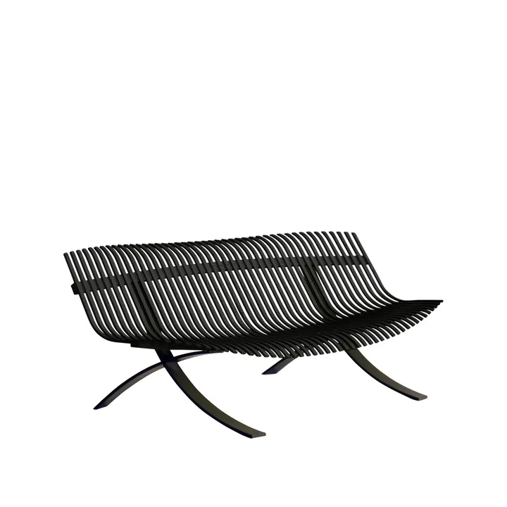 Charivari benk - Liquorice - Fermob