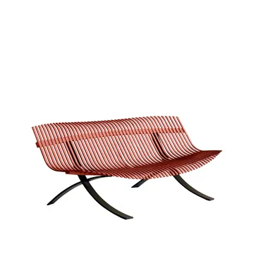 Charivari benk - Red ochre (rød) - Fermob