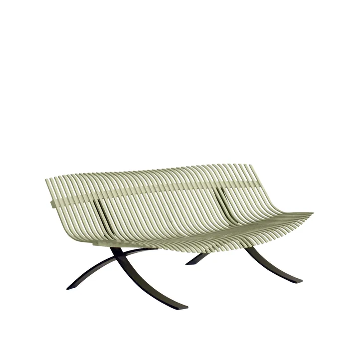 Charivari benk - Willow green - Fermob