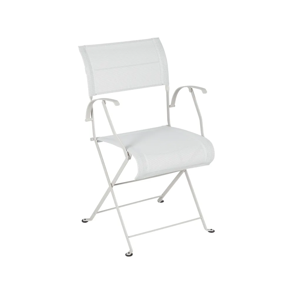 Dune Premium stol med armlener, Clay grey (grå) Fermob