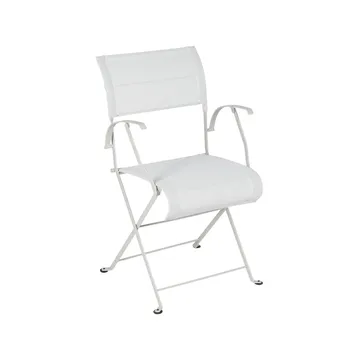 Dune Premium stol med armlener - Clay grey (grå) - Fermob