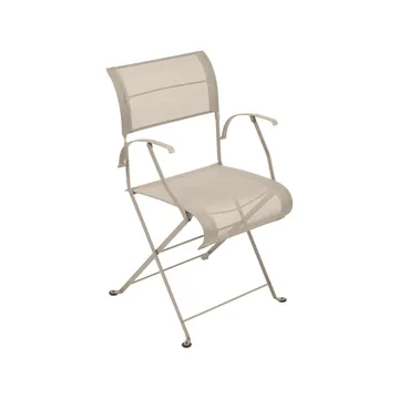 Dune Premium stol med armlener - Nutmeg (beige) - Fermob