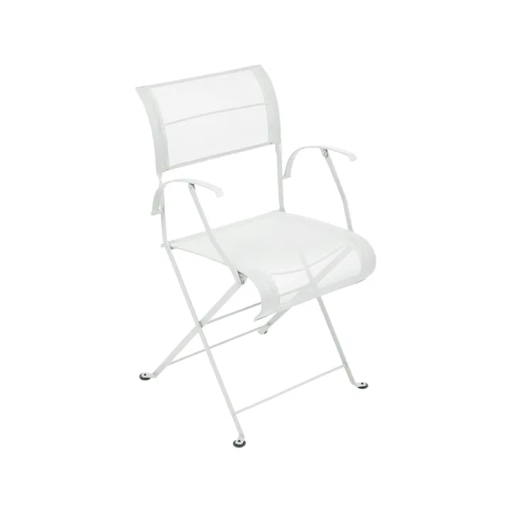 Dune stol med armlener - Cotton white (hvit) - Fermob