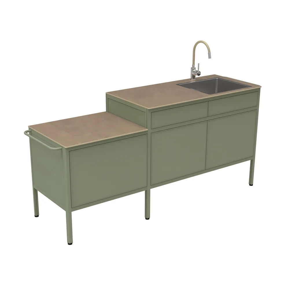 Goosto The Gourmet utekjøkken med vask, Cactus Fermob