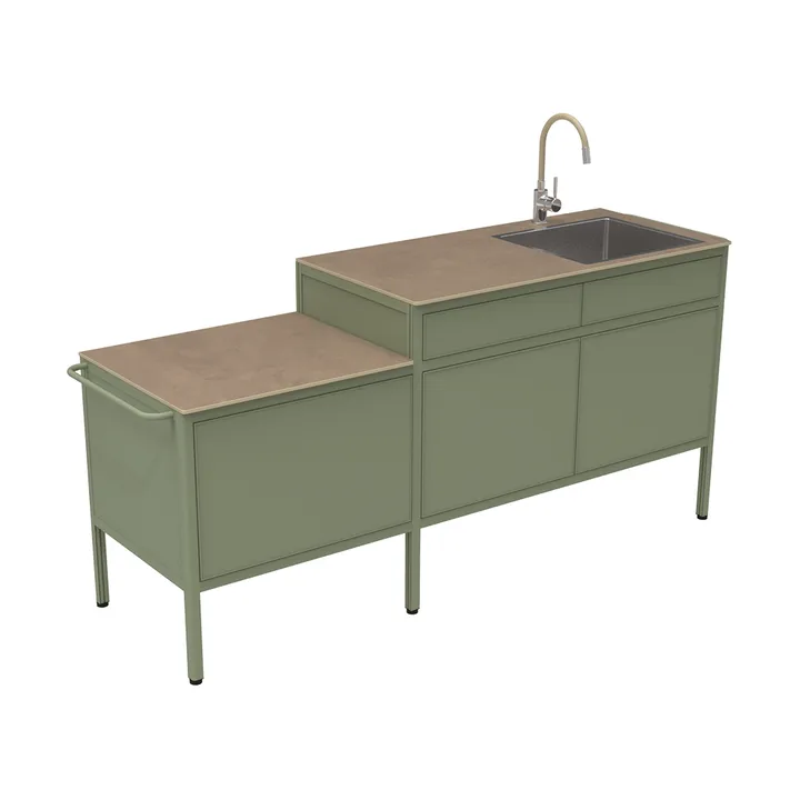 Goosto The Gourmet utekjøkken med vask - Cactus - Fermob